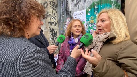 Elena Gonz&aacute;lez y Mar&iacute;a Garc&iacute;a, antiguas cigarreras 