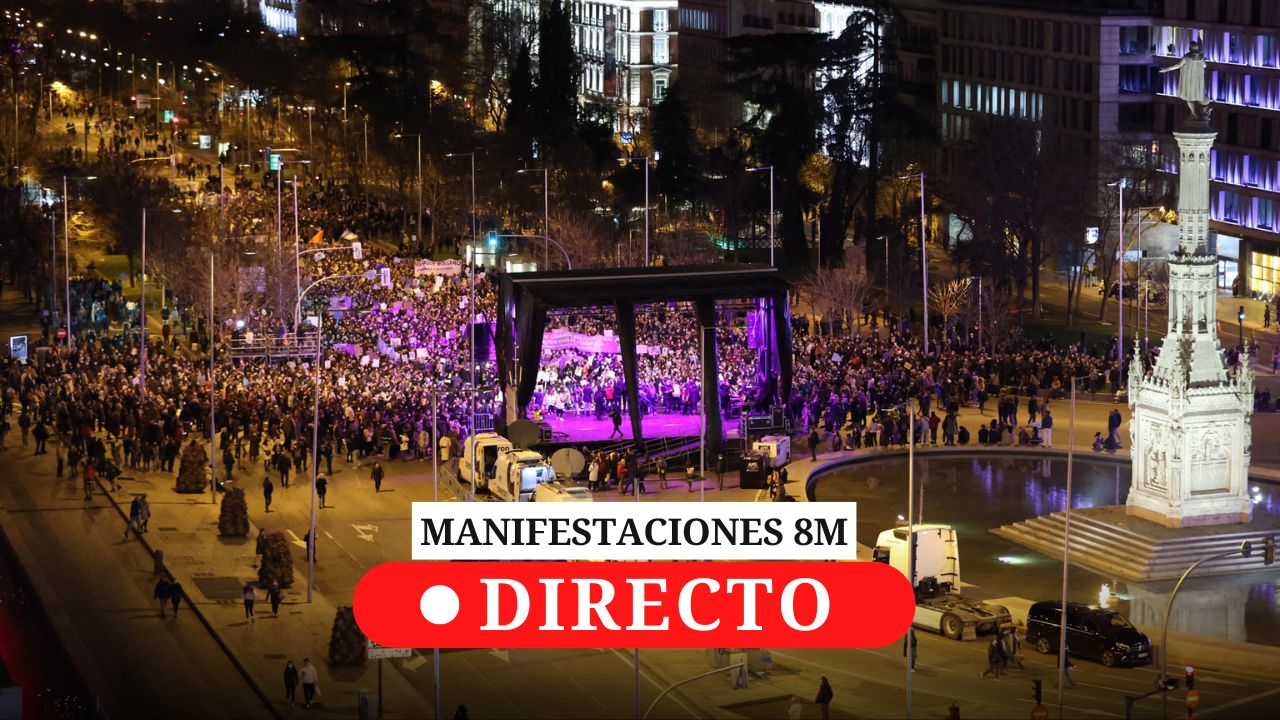 Día Internacional de la Mujer, en directo: Miles de manifestantes llenan las calles de España con motivo del 8M Día Internacional de la Mujer, en directo: Miles de manifestantes llenan las calles de España con motivo del 8M