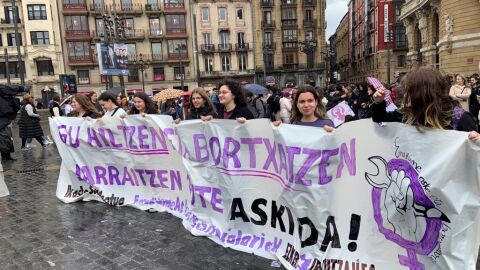 Manifestaci&oacute;n Bilbao 8-M