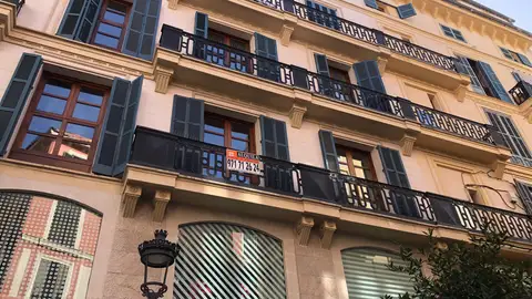 Imagen de archivo de viviendas en Palma. Imagen de archivo de viviendas en Palma.