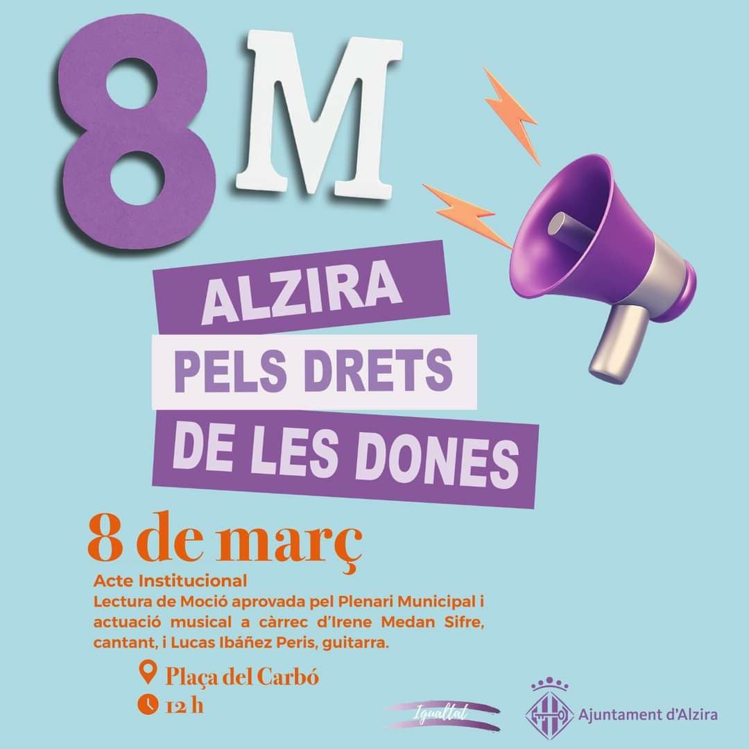 La Ribera celebra el 8M reivindicando superar la brecha de género, la salarial y apostar por la conciliación real La Ribera celebra el 8M reivindicando superar la brecha de género, la salarial y apostar por la conciliación real