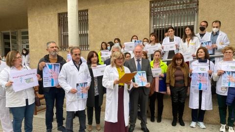 Concentración personal sanitario en Murcia Concentración personal sanitario en Murcia
