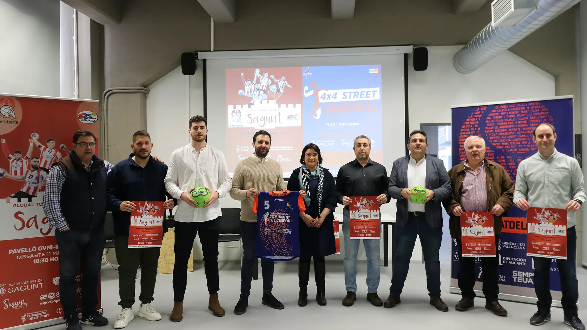 Presentación del Global Tourism Handball en Sagunto