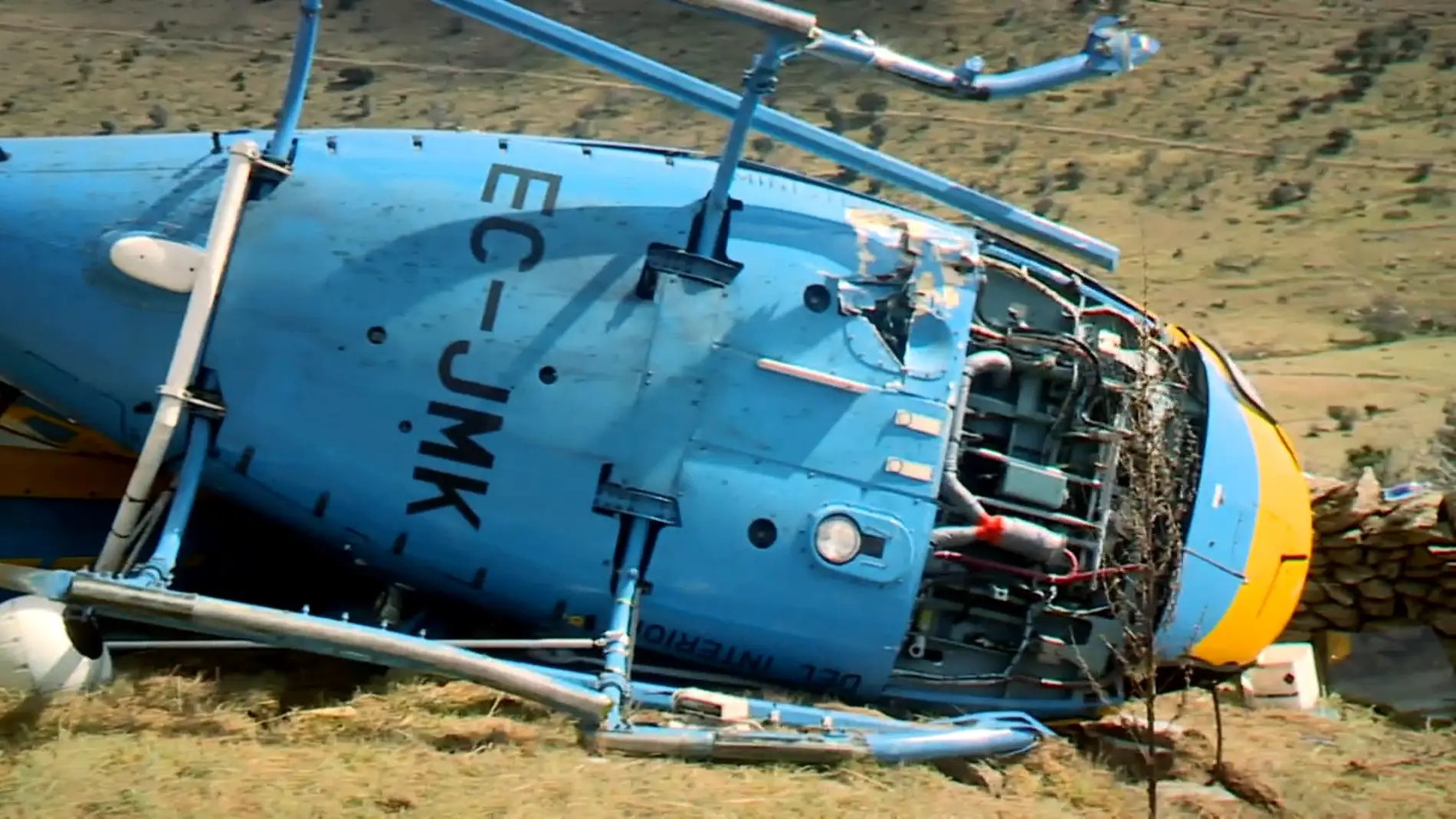 Había una tercera persona en el helicóptero accidentado de la DGT: la mujer del operador de cámara