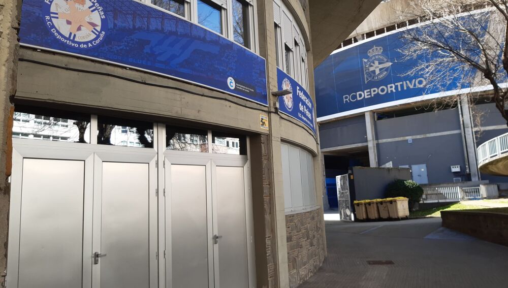 Local Federación de Peñas del Deportivo en Riazor