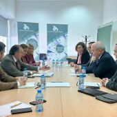 Reunión entre los responsables de la Asociación de Empresarios de Chiclana y Ayuntamiento