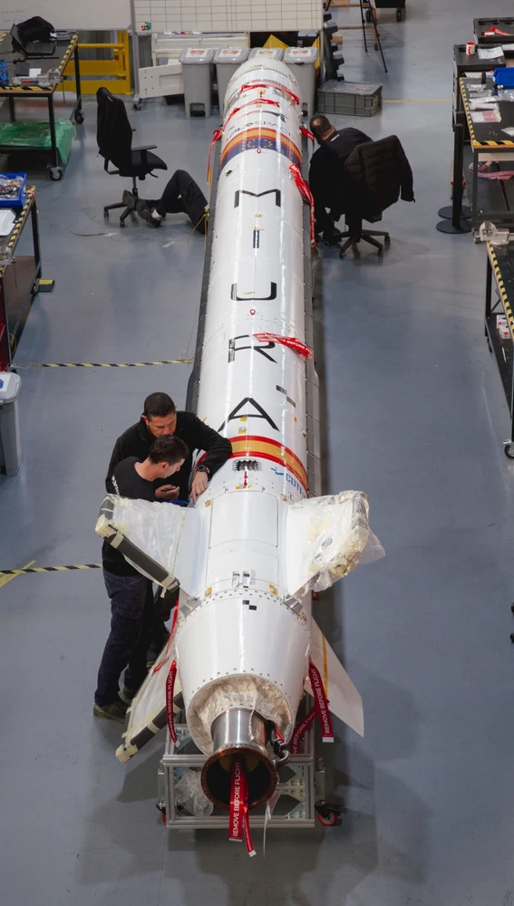 España lanzará su primer cohete privado al espacio desde Huelva. ¿Cómo es el Miura 1?
