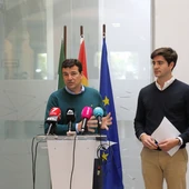 El delegado de Empleo, Cristóbal Garre, en la rueda de prensa de presentación de los nuevos cursos El delegado de Empleo, Cristóbal Garre, en la rueda de prensa de presentación de los nuevos cursos
