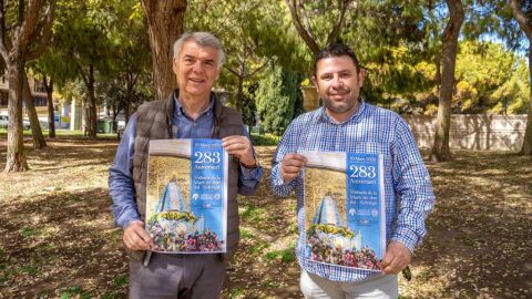 Vicente Solaz y el edil de Fiestas de Benidorm