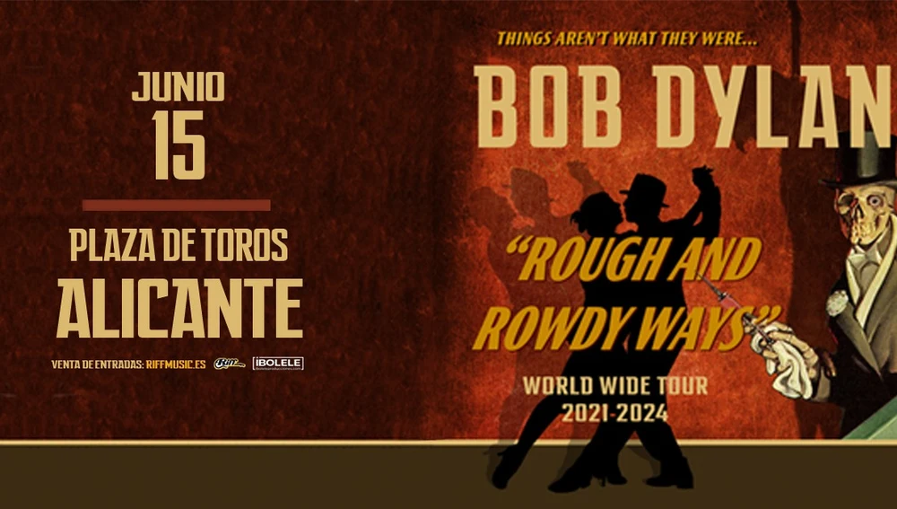 Cartel promocional Bob Dylan