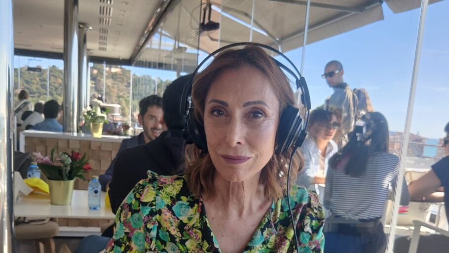 La actriz Mar&iacute;a Barranco en Por fin no es lunes desde el Festival de M&aacute;laga
