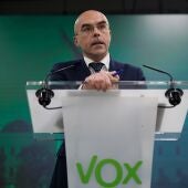 El portavoz político de Vox, Jorge Buxadé