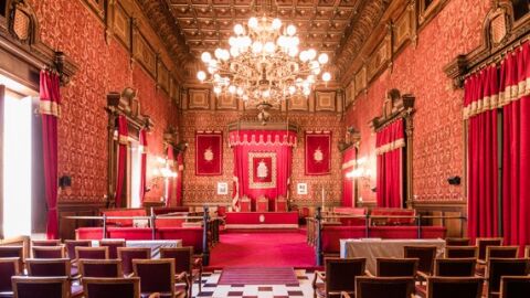 Sal&oacute; de plens de l'Ajuntament de Tarragona
