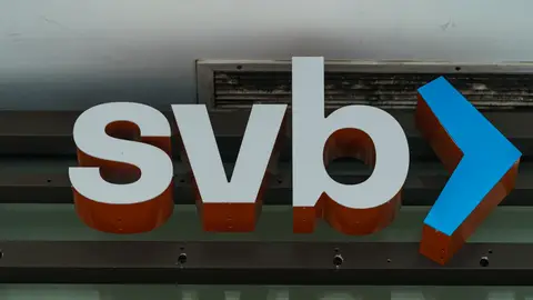 El logo del Silicon Valley Bank (SVB) El logo del Silicon Valley Bank (SVB)