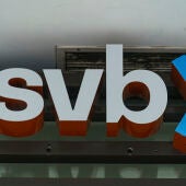 El logo del Silicon Valley Bank (SVB)