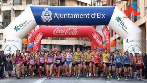 Salida de la Media Marat&oacute;n de Eche