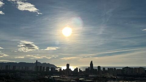 benidorm despejado marina baixa