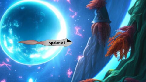 El cohete de la alegr&iacute;a, imagen creada con inteligencia artificial