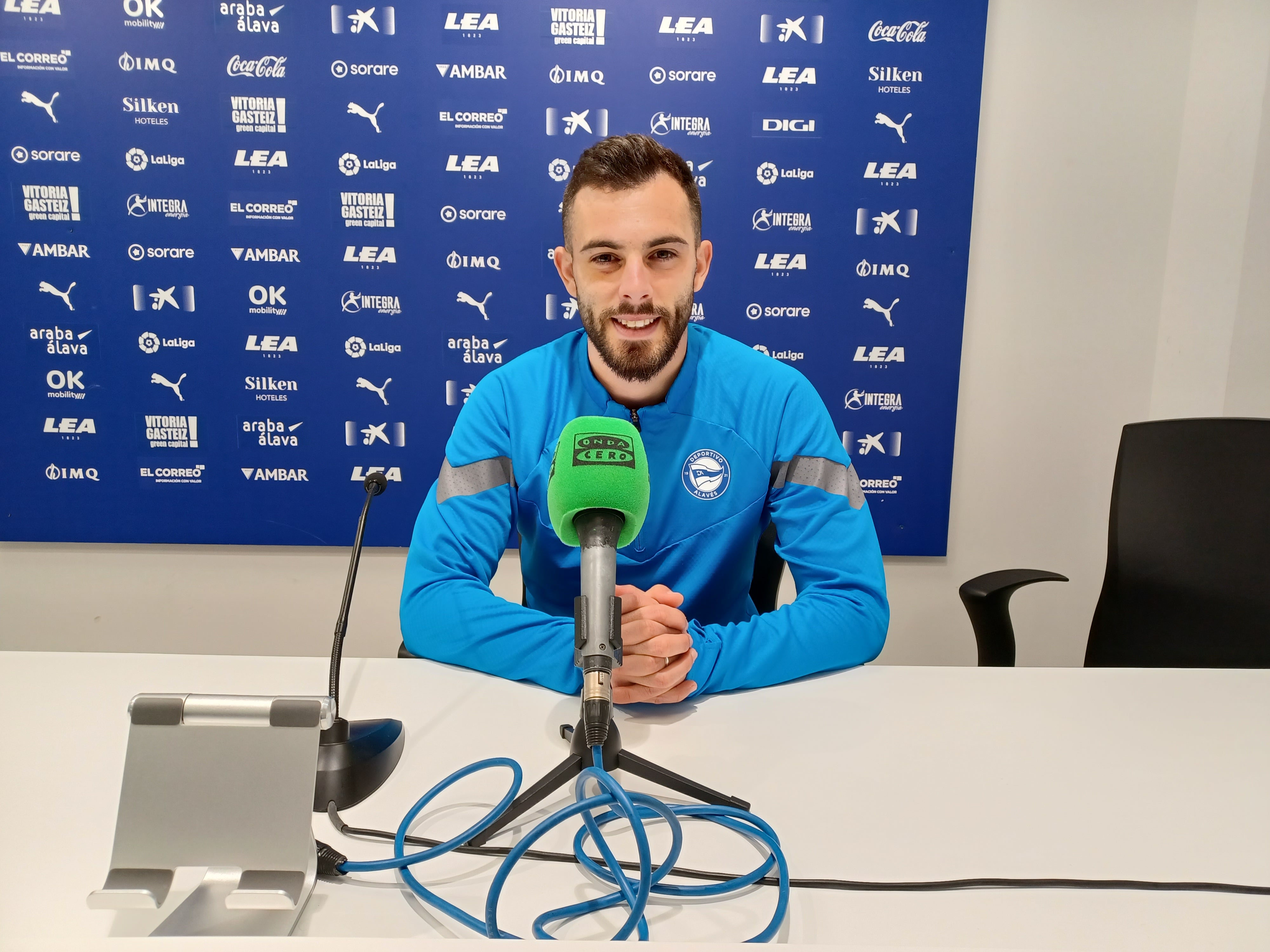 Luis Rioja: "Me voy a dejar la piel para que el Alavés suba a Primera División" Luis Rioja: "Me voy a dejar la piel para que el Alavés suba a Primera División"
