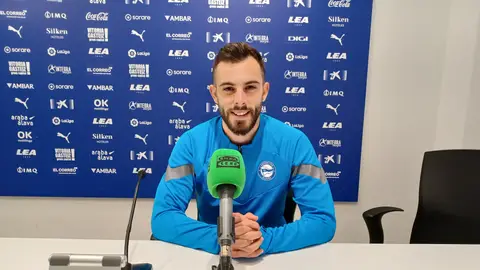 Luis Rioja, jugador del Alavés Luis Rioja, jugador del Alavés