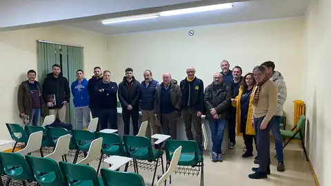 Representantes de clubes deportivos de Oviedo reunidos en busca de mejor financiación autonómica Representantes de clubes deportivos de Oviedo reunidos en busca de mejor financiación autonómica