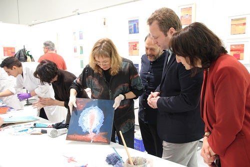 La Casa de la Cultura José Saramago acoge hasta el 25 de marzo la muestra ‘Cinco artistas, un pintor’ La Casa de la Cultura José Saramago acoge hasta el 25 de marzo la muestra ‘Cinco artistas, un pintor’