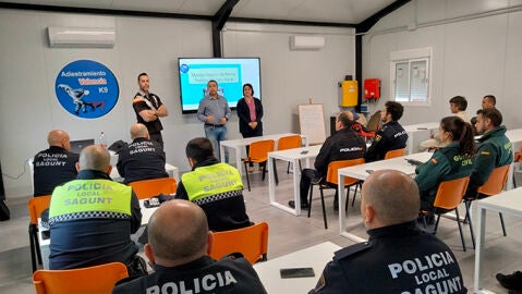 Jornada de actuación con animales de la Policía Local de Sagunto