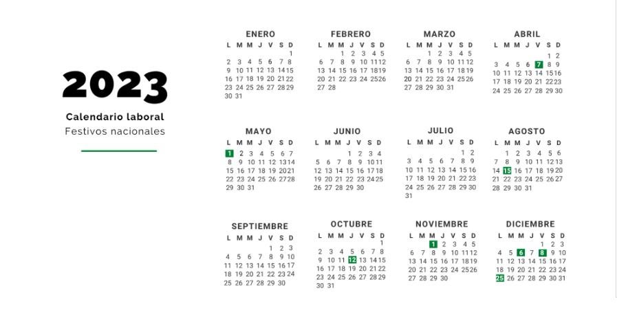 Calendario laboral 2023 en la Comunidad Valenciana: Todos los festivos antes y después de Semana Santa Calendario laboral 2023 en la Comunidad Valenciana: Todos los festivos antes y después de Semana Santa