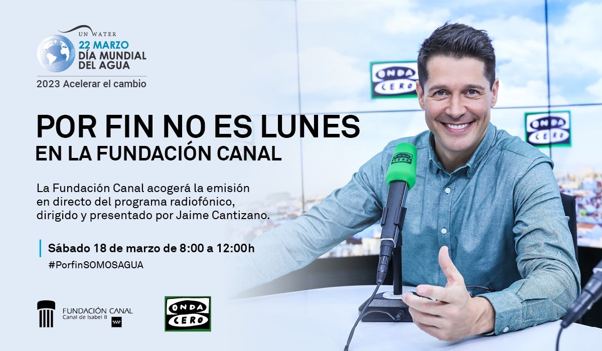 Jaime Cantizano, en directo con 'Por fin no es lunes' desde el auditorio de la Fundación Canal Jaime Cantizano, en directo con 'Por fin no es lunes' desde el auditorio de la Fundación Canal