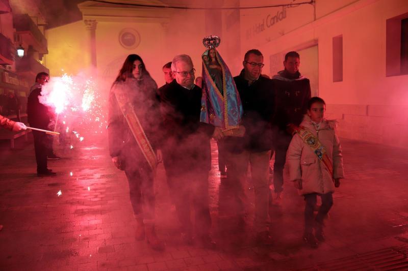 Benidorm celebra al alba el hallazgo de la Mare de Déu del Sofratge Benidorm celebra al alba el hallazgo de la Mare de Déu del Sofratge