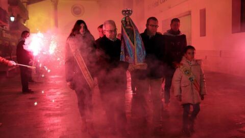 Celebraci&oacute;n de l'Alb&agrave; en Benidorm en 2019.