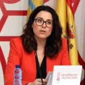 Archivo - La vicepresidenta, portavoz y consellera de Igualdad, Aitana Mas. 