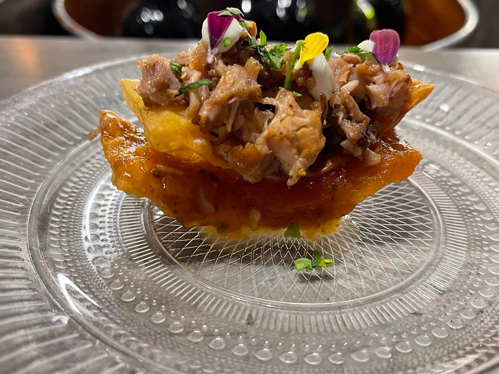 Pintxos con cerdo para homenajear a los aitas Pintxos con cerdo para homenajear a los aitas