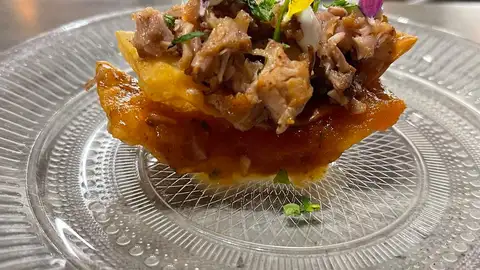 Pintxo cerdo Pintxo cerdo