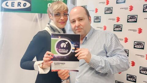 Monserrat Jim&eacute;nez, junto a Marcos Galv&aacute;n