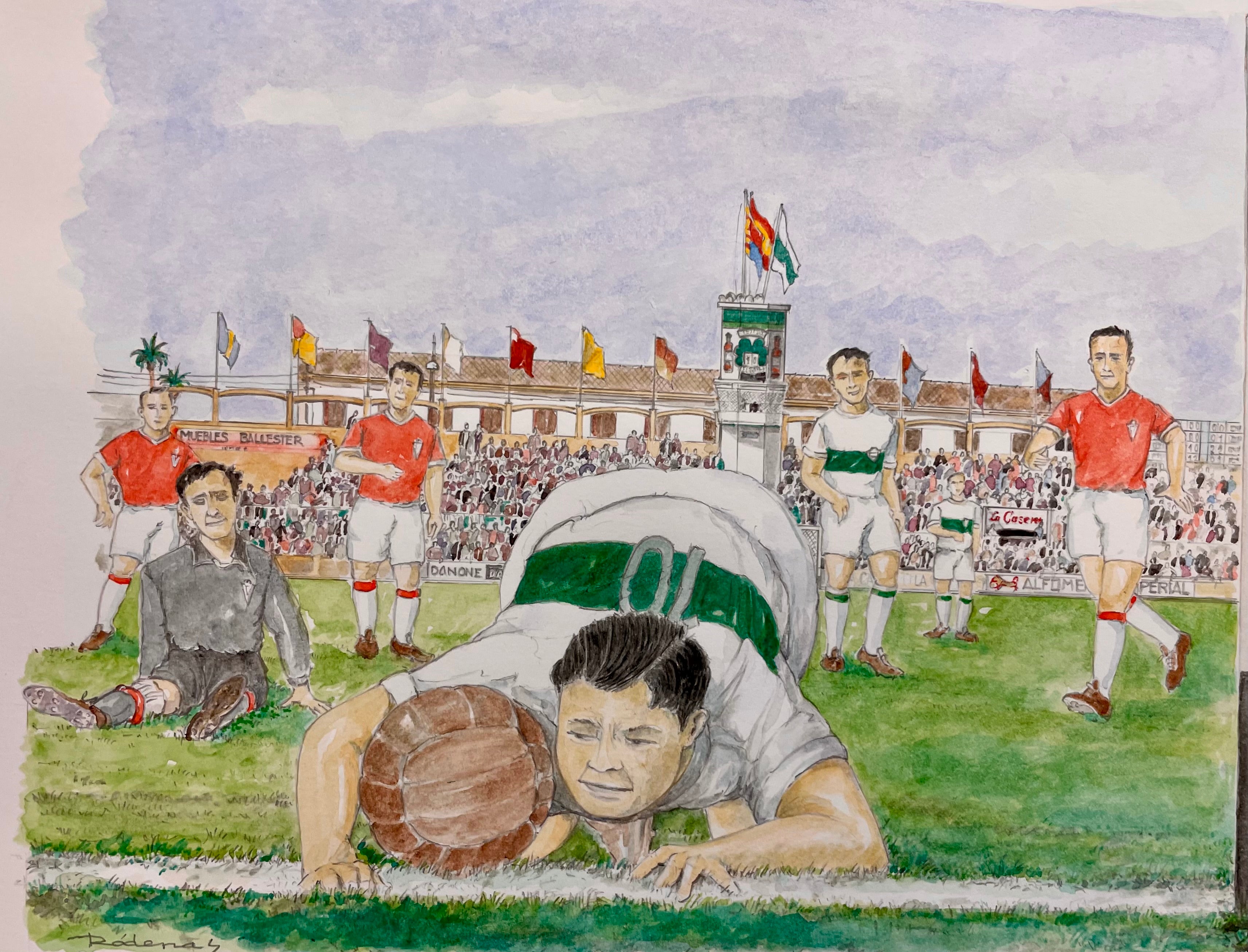 Conoce las láminas del Centenario del Elche obra del artista ilicitano Antonio Ródenas Conoce las láminas del Centenario del Elche obra del artista ilicitano Antonio Ródenas