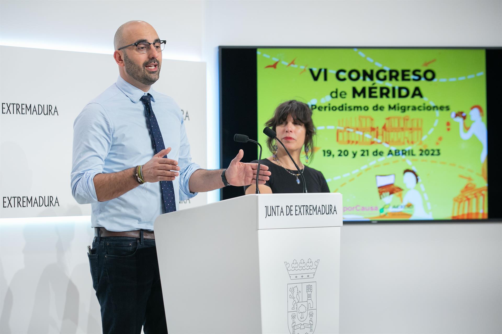 Del 19 al 21 de abril Mérida acoge la VI edición del Congreso de Periodismo y Migraciones Del 19 al 21 de abril Mérida acoge la VI edición del Congreso de Periodismo y Migraciones