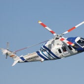 Imagen del helicóptero Pesca 1. Servicio Gardacostas de Galicia.