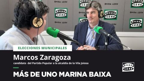 Marcos Zaragoza en Onda Cero Marina Baixa.