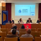 Llamamiento a una "gestión integral, inteligente y sostenible del agua" por parte de Hidraqua y Aguas de Alicante en el ciclo 'Climas para el cambio' Llamamiento a una "gestión integral, inteligente y sostenible del agua" por parte de Hidraqua y Aguas de Alicante en el ciclo 'Climas para el cambio'