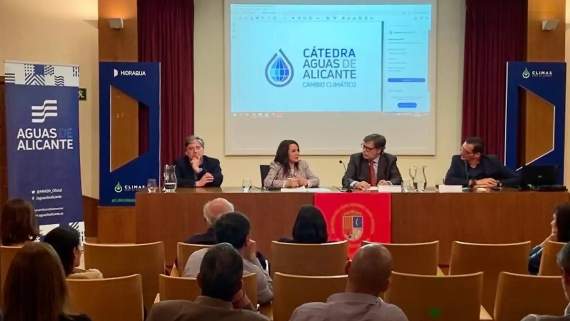 Llamamiento a una "gestión integral, inteligente y sostenible del agua" por parte de Hidraqua y Aguas de Alicante en el ciclo 'Climas para el cambio'