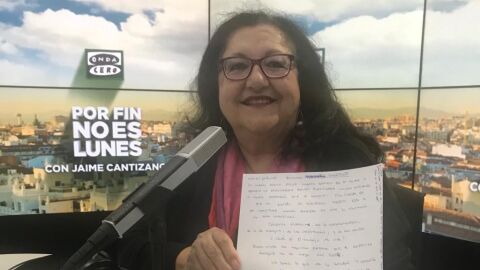 El garabato de Isabel Lobo a Inma Chac&oacute;n