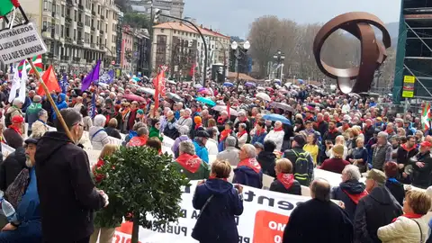 Manifestación pensionistas vascos Manifestación pensionistas vascos