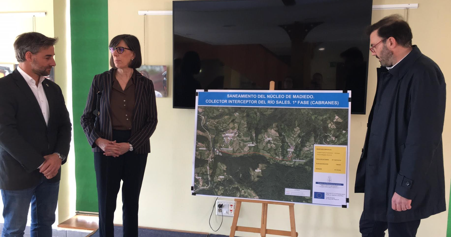 Medio Ambiente iniciará en abril las obras de saneamiento de Madiéu, en Cabranes, con una inversión de 325.800 euros Medio Ambiente iniciará en abril las obras de saneamiento de Madiéu, en Cabranes, con una inversión de 325.800 euros