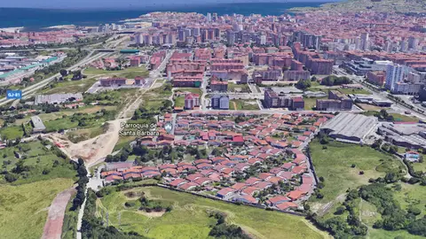 Santa Bárbara Barrio del sur de Gijón