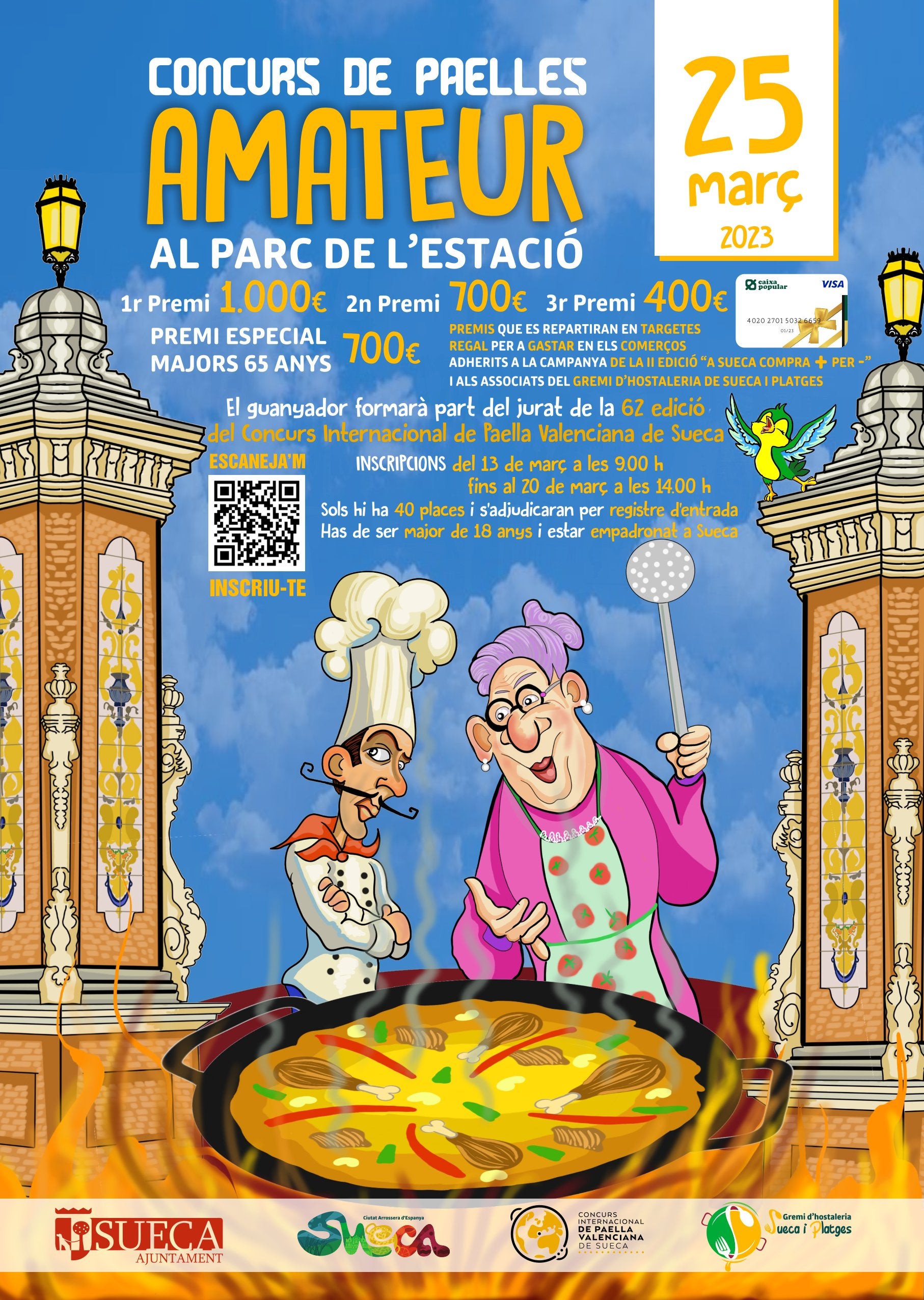 Sueca celebra este sábado un concurso de paellas para aficionados locales Sueca celebra este sábado un concurso de paellas para aficionados locales