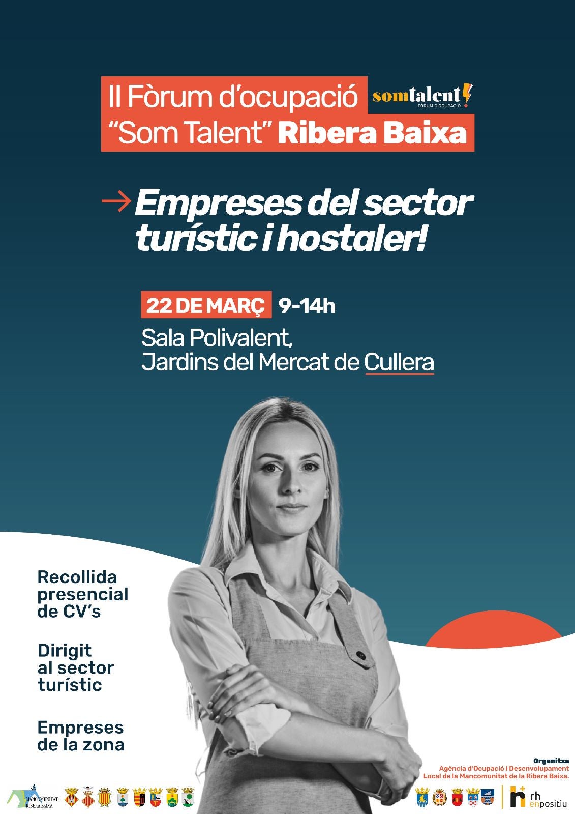 Cullera acoge este martes el II Foro de Ocupación "SOMOS TALENTO RIBERA BAIXA" Cullera acoge este martes el II Foro de Ocupación "SOMOS TALENTO RIBERA BAIXA"