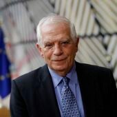 El alto representante comunitario para Asuntos Exteriores, Josep Borrell, durante el Consejo de ministros de Exteriores y Defensa de la Unión Europea.