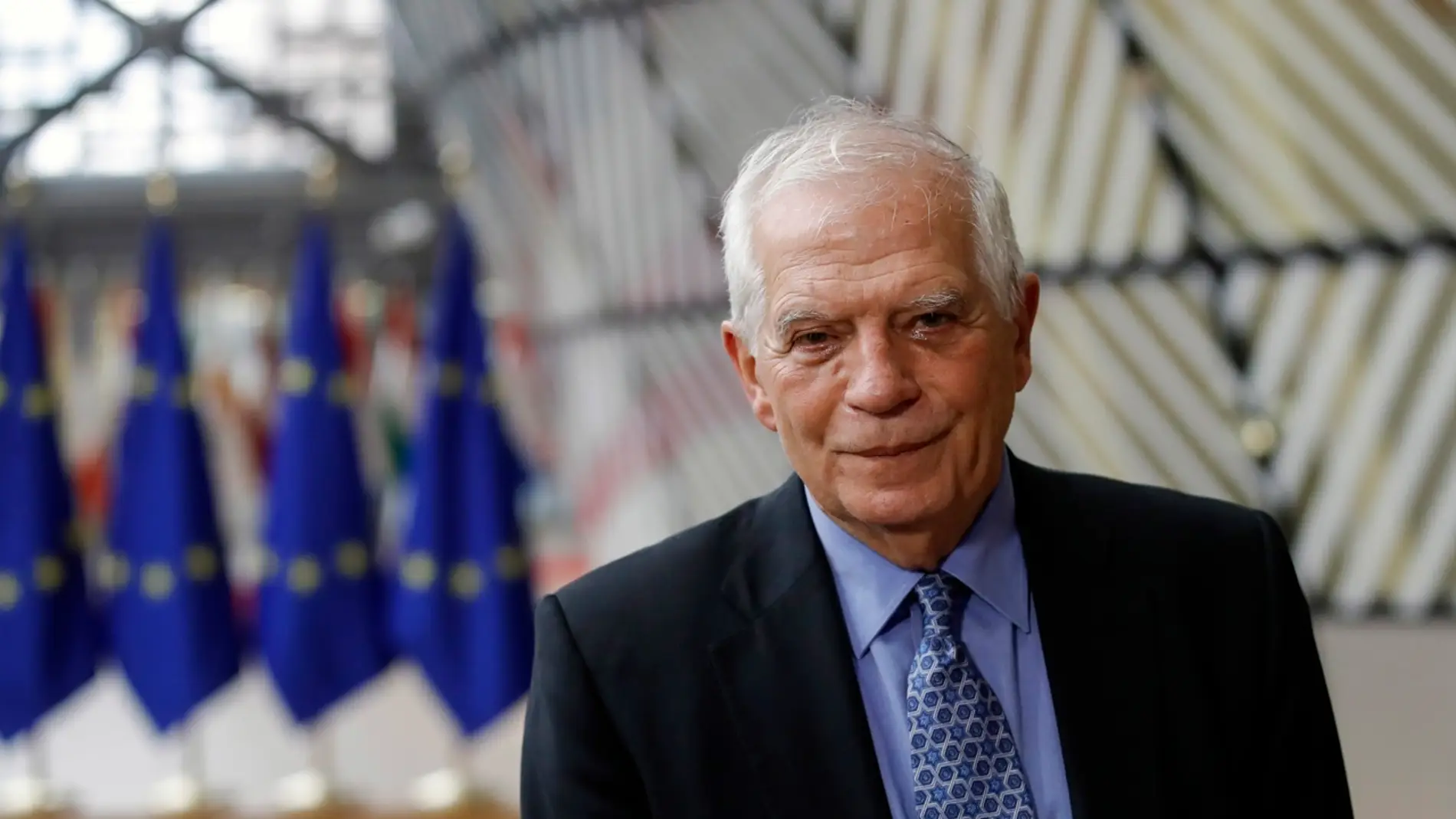 El alto representante comunitario para Asuntos Exteriores, Josep Borrell, durante el Consejo de ministros de Exteriores y Defensa de la Unión Europea.