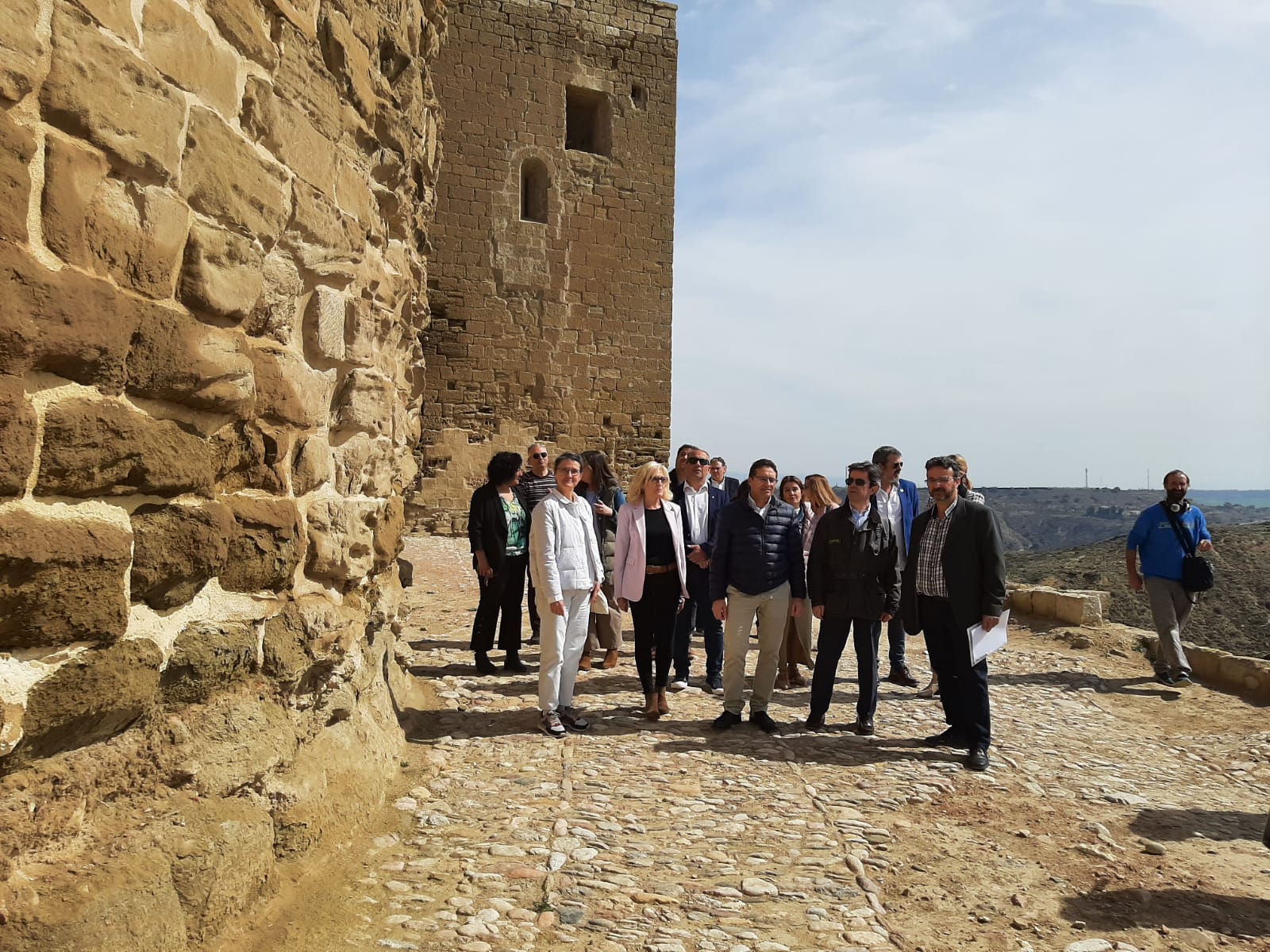 Finalizadas las obras para hacer Montearagón visitable Finalizadas las obras para hacer Montearagón visitable